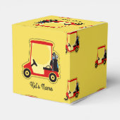 Golfwagen Geschenkschachtel (Rückseite)