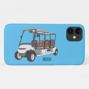Golfwagen/Golf Buggy Cartoon Abbildung Case-Mate iPhone Hülle