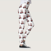 Golfwagen/Golf Buggy Cartoon Abbildung Leggings (Rechts)