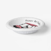 Golfwagen/Golf Buggy Cartoon Abbildung Pappteller (Gewinkelt)