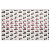 Golfwagen/Golf Buggy Cartoon Abbildung Stoff (Fat Quarter (45,7 x 55,9 cm))