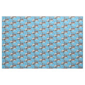 Golfwagen/Golf Buggy Cartoon Abbildung Stoff (Fat Quarter (45,7 x 55,9 cm))