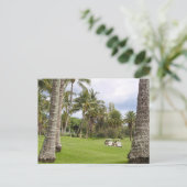 Golfwagen in Poipu Bay, Kauai, Hawaii Postkarte (Stehend Vorderseite)