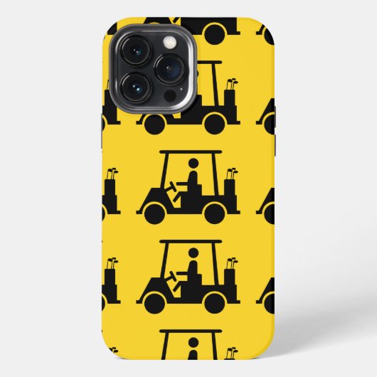 Golfwagen iPhone Hülle (Rückseite)