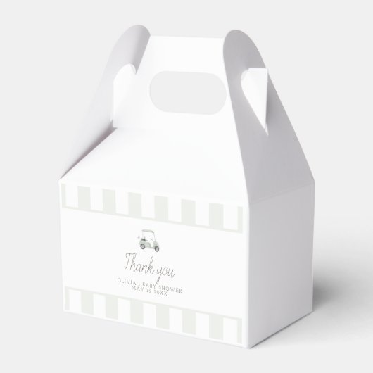 Golfwagen-Liebhaberkiste im Käfig Geschenkschachtel (Vorderseite)