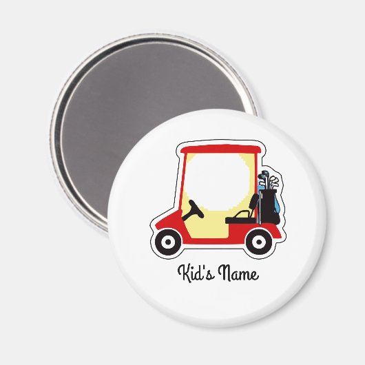 Golfwagen Magnet (Vorderseite/Rückseite)