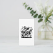 Golfwagen Visitenkarte (Stehend Vorderseite)