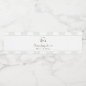 Golfwagen Wasserflaschenetikett (Einzelnes Label)