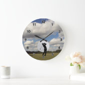 Golfwelt Große Wanduhr (Zuhause)