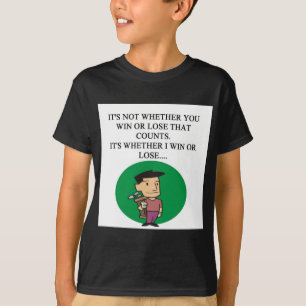 Golfwitz-Geschenk-T - Shirts des Golfspielers Golf