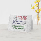 Golfwunder Karte (Gelbe Blume)