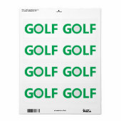 Golfzeichen (Vorne)