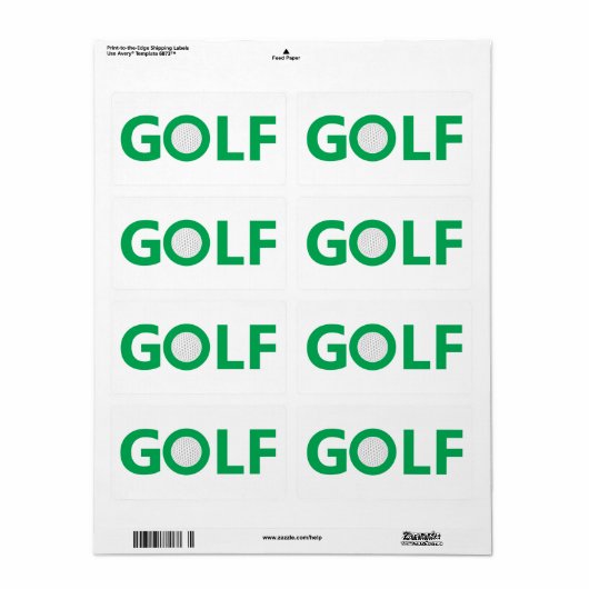 Golfzeichen (Vorne)