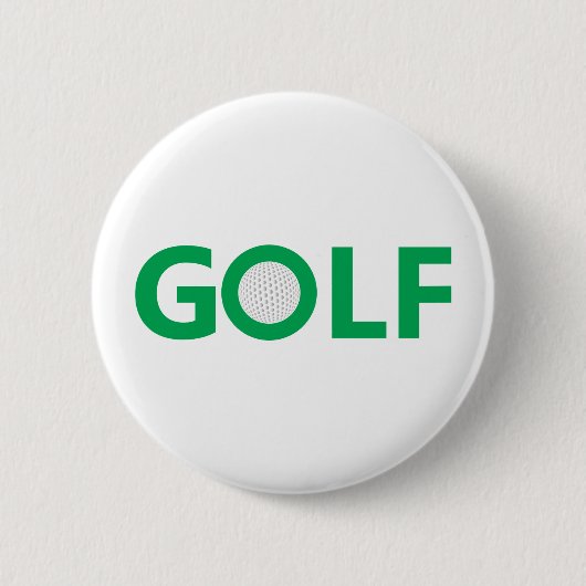 Golfzeichen Button (Vorderseite)