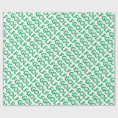 Golfzeichen Geschenkpapier (Flach)