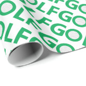 Golfzeichen Geschenkpapier (Rolleneckpunkt)