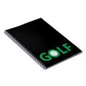 Golfzeichen Notizblock (Rechte Seite)