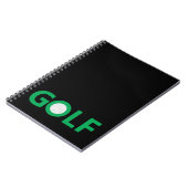 Golfzeichen Notizblock (Linke Seite)