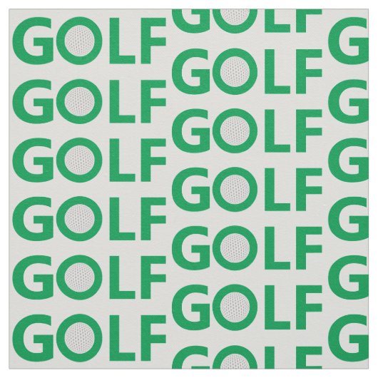 Golfzeichen Stoff (Muster)