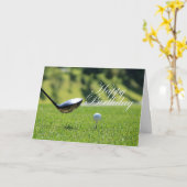 Golfzeit Karte (Gelbe Blume)