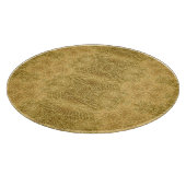 Golgelbes helles Muster Schneidebrett (Ecke)