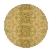 Golgelbes helles Muster Schneidebrett (Vorderseite)