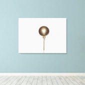 Golgolfball und Abschlag Leinwanddruck (Insitu (Holzboden))