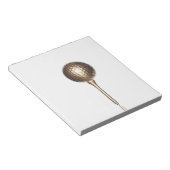 Golgolfball und Abschlag Notizblock (angewinkelt)