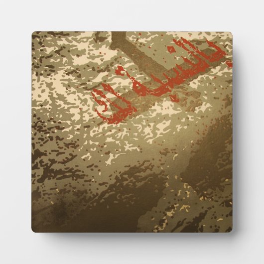 Golgotha Plaque Fotoplatte (Vorderseite)