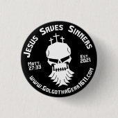 GolgothaGear1611 Logo Button (Vorderseite)
