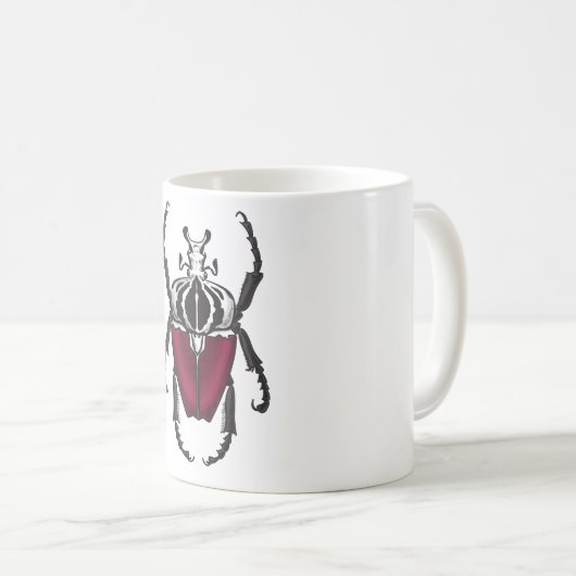 Goliath beetle kaffeetasse (VorderseiteRechts)