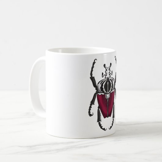 Goliath beetle kaffeetasse (Vorderseite Links)