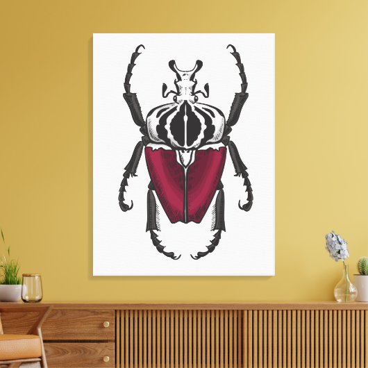 Goliath beetle leinwanddruck (Insitu (Wohnzimmer))