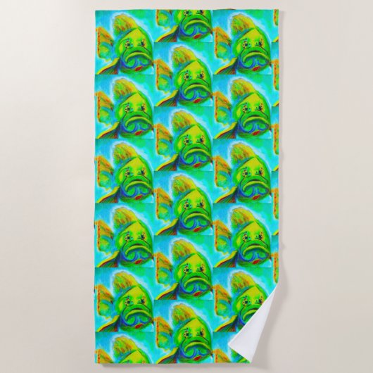 GOLIATH GROUPER BEACH TOWEL STRANDTUCH (Vorderseite)