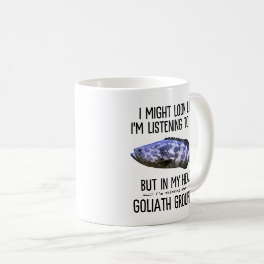 Goliath Grouper Kaffeetasse (VorderseiteRechts)