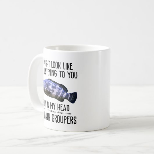 Goliath Grouper Kaffeetasse (Vorderseite Links)