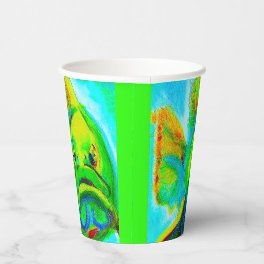 Goliath Grouper Paper Cups Pappbecher (Rechts)