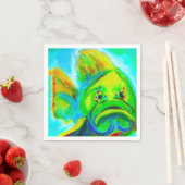 Goliath Grouper Paper Napkin Serviette (Beispiel)