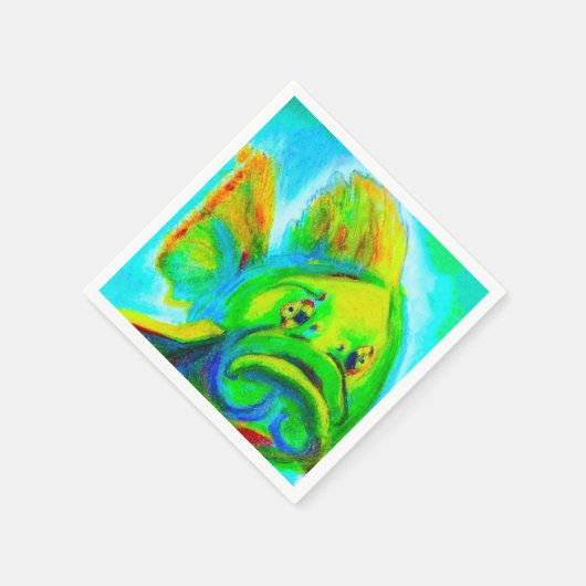 Goliath Grouper Paper Napkin Serviette (Ecke)