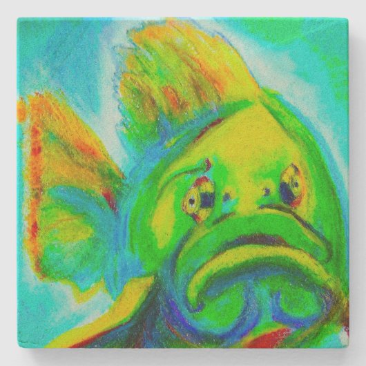 Goliath Grouper Sandstone Untersetzer (Vorderseite)