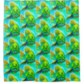 GOLIATH GROUPER SHOWER CURTAIN & LINER DUSCHVORHANG (Vorderseite)