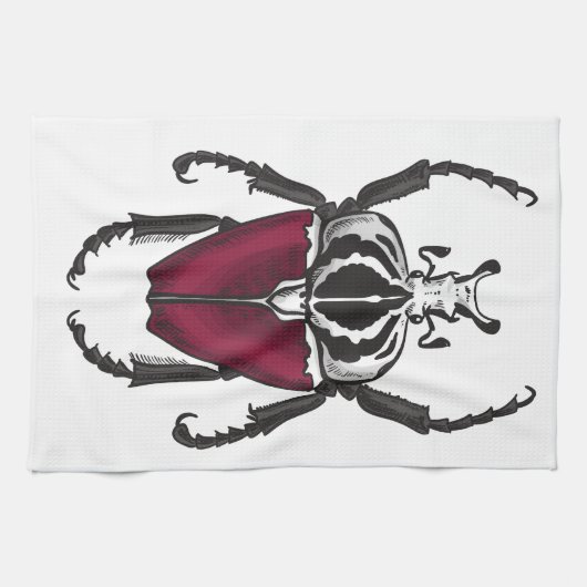 Goliath-Käfer Geschirrtuch (Horizontal)