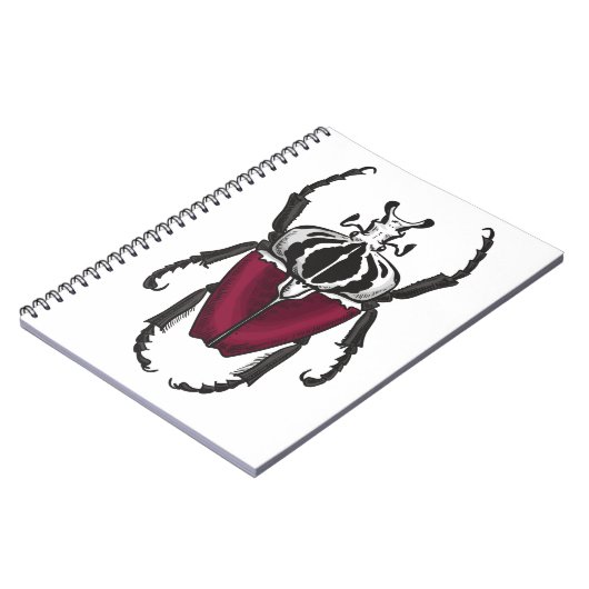 Goliath-Käfer Notizblock (Linke Seite)