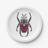 Goliath-Käfer Pappteller (Vorderseite)