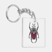 Goliath-Käfer Schlüsselanhänger (Vorderseite links)