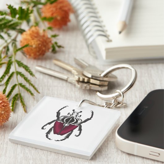 Goliath-Käfer Schlüsselanhänger (Vorderseite rechts)