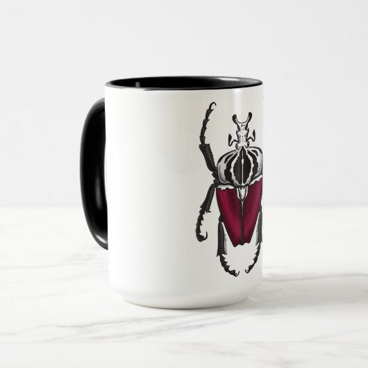 Goliath-Käfer Tasse (Vorderseite Links)