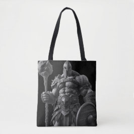 Goliath mit einer keuligen Keule auf einer wiederv Tasche