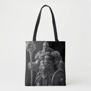 Goliath mit einer keuligen Keule auf einer wiederv Tasche