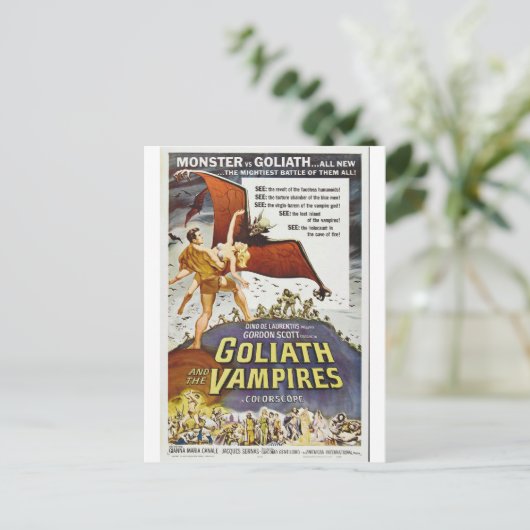 GOLIATH UND DIE VAMPIRES POSTCARD POSTKARTE (Stehend Vorderseite)